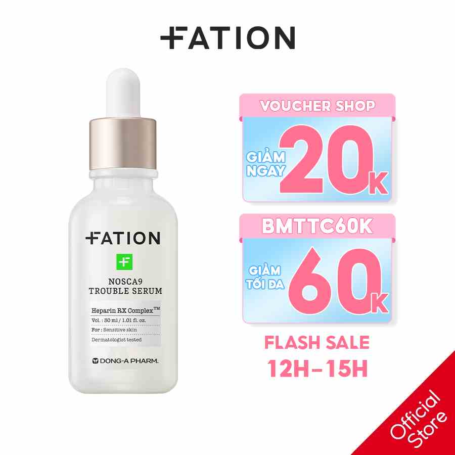 [Mã BMTTC60K giảm đến 60K đơn 50K] Tinh Chất Làm Dịu Da Fation Nosca9 Trouble Serum