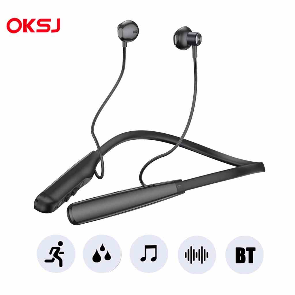 OKSJ-Y10 Bộ Tai Nghe Thể Thao Không Dây Bluetooth 5.2 Chống Nước Có MiC Đeo Cổ