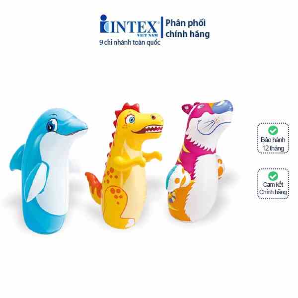 Lật đật bơm hơi đáy rỗng INTEX 44669-Giao hình ngẫu nhiên