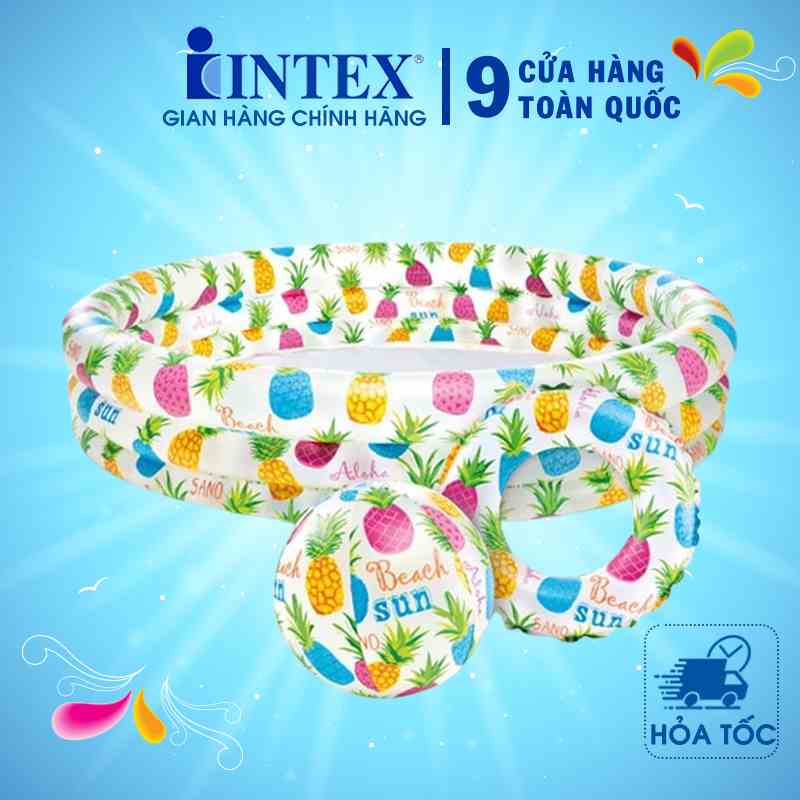 Combo bể + phao+ bóng  Intex 59469