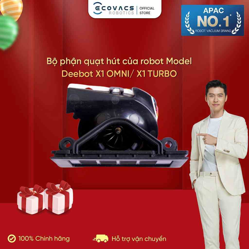 Bộ phận quạt hút của robot Model Deebot X1 OMNI/ X1 TURBO_Linh kiện chính hãng