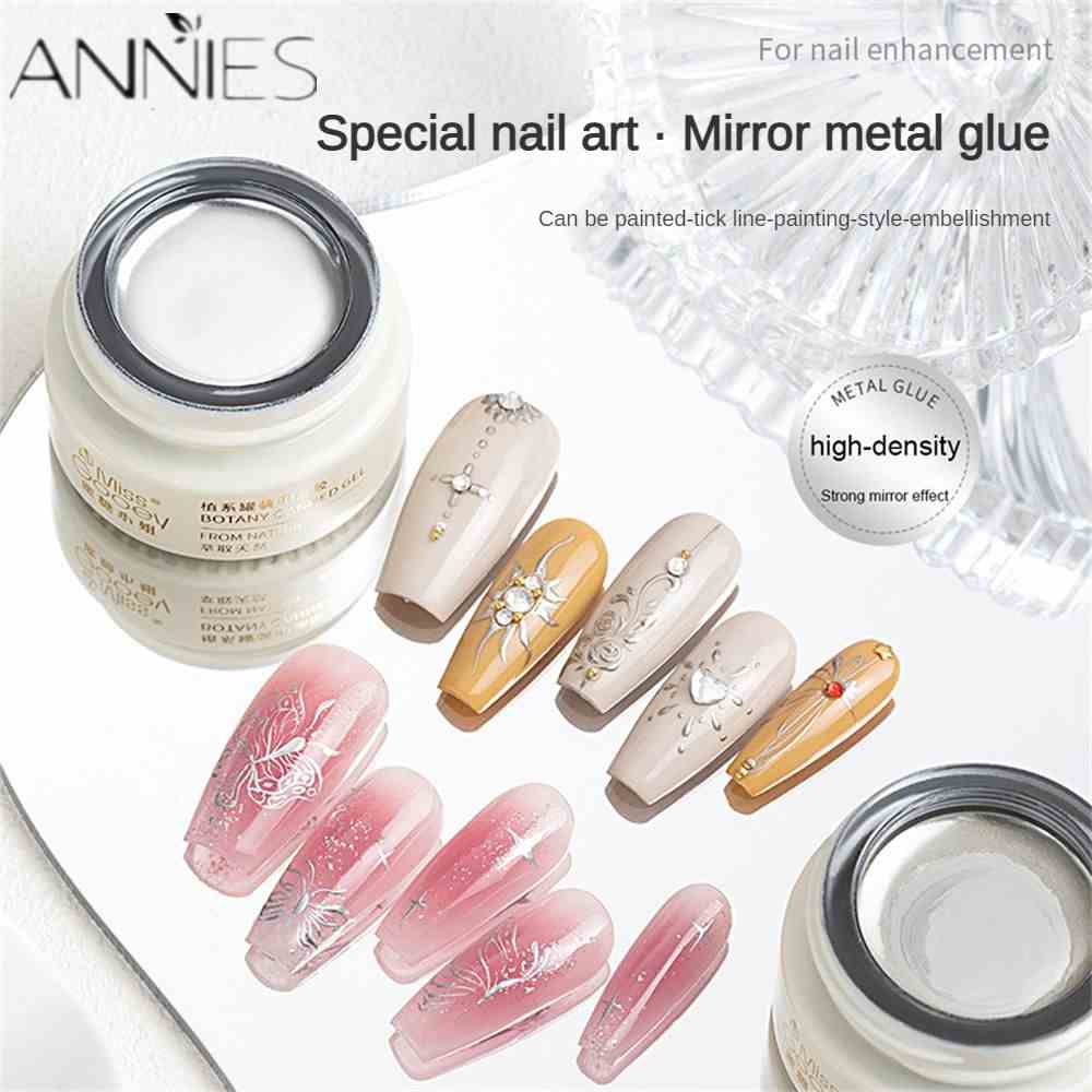 Gel UV sơn móng tay ANNIES tráng gương siêu sáng màu sắc phong cách Nhật Bản