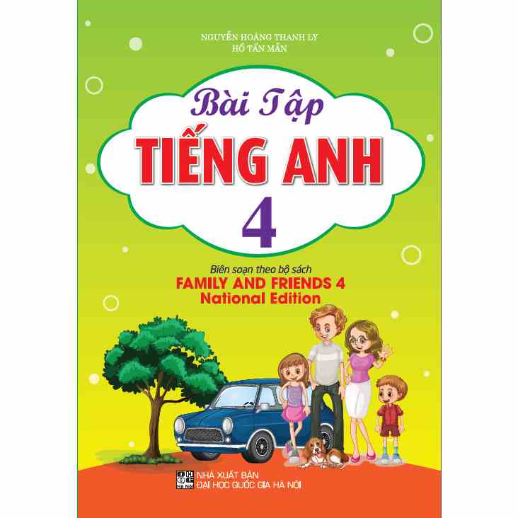 Sách - Bài Tập Tiếng Anh 4 (Biên Soạn Theo Bộ Sách Family And Friends 4 National Edition - 2023) - HAB