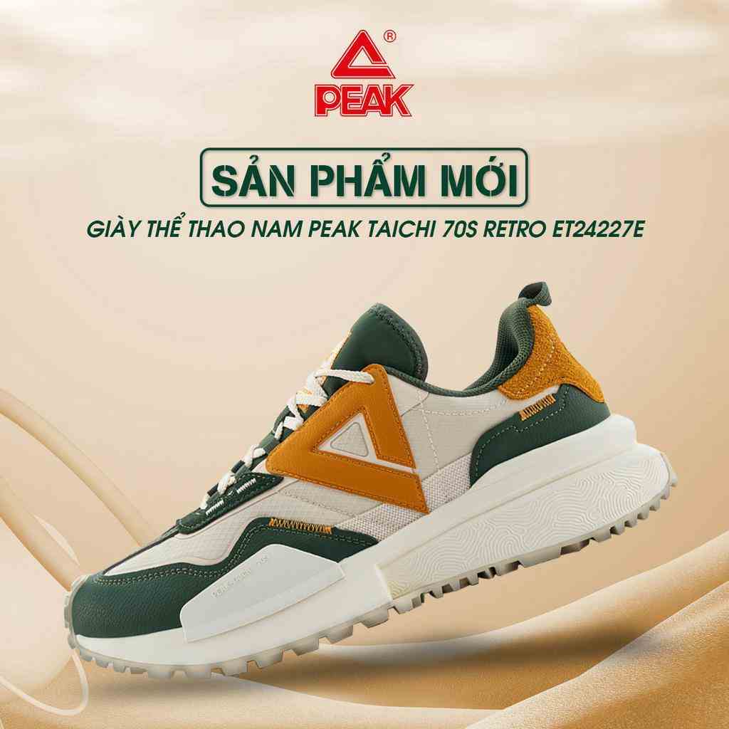 Giày thể thao nam PEAK Taichi 70S Retro ET24227E