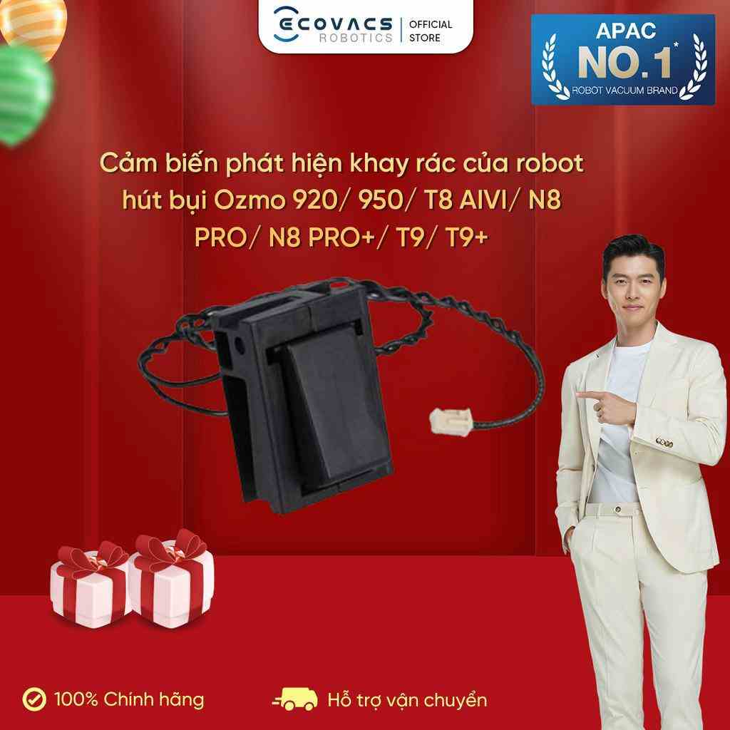 Cảm biến phát hiện khay rác của robot hút bụi Ozmo 920/ 950/ T8 AIVI/ N8 PRO/ N8 PRO+/ T9/ T9+_Linh kiện chính hãng