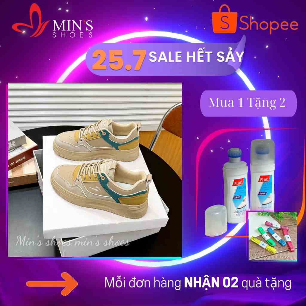 (MUA 1 TẶNG 2 - DUY NHẤT 25-27/07) Mins Shoes - Giày Thể Thao Cao Cấp TT203