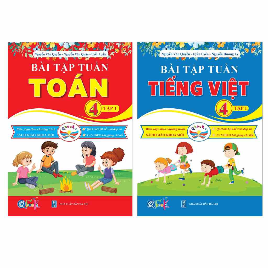 [Mã BMLTB35 giảm đến 35K đơn 99K] Sách - Combo Bài Tập Tuần Toán + Tiếng Việt Lớp 4 - Tập 1 - Cánh Diều (Bộ 2 Cuốn)