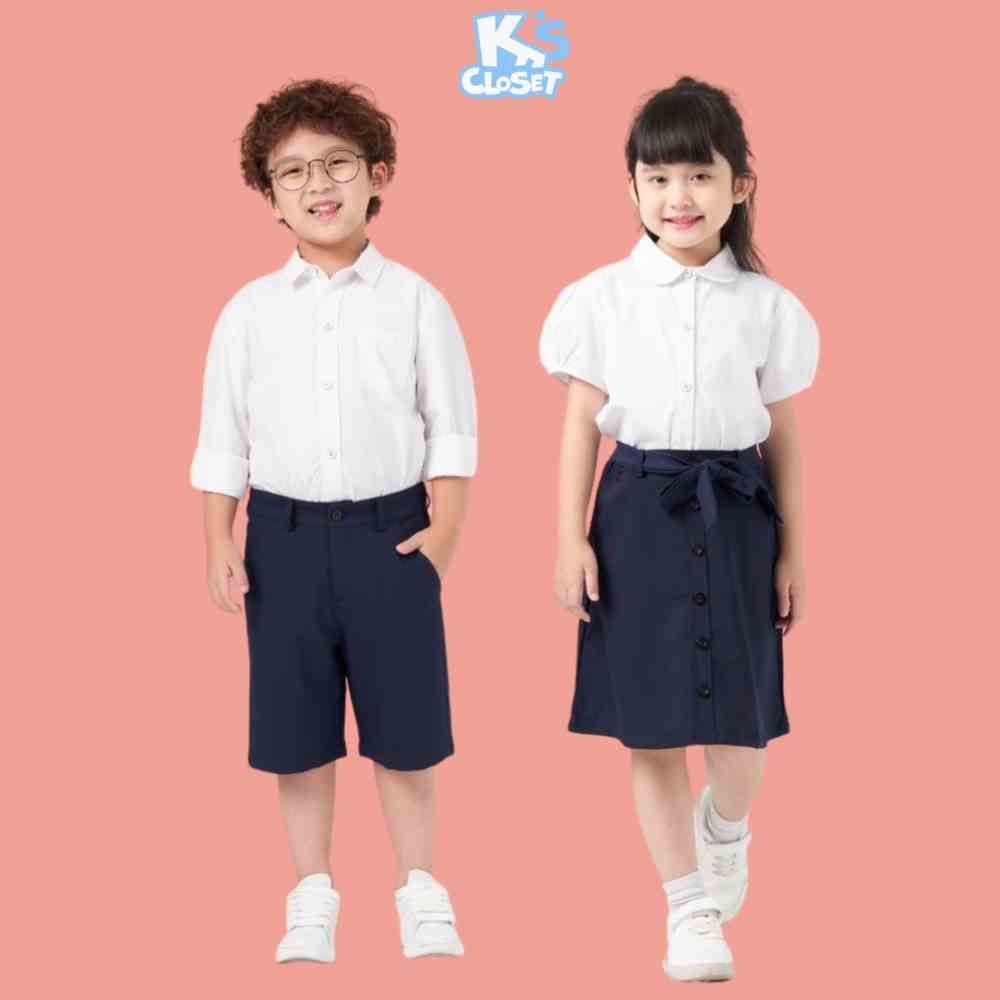 Đồng phục học sinh KS CLOSET cho bé trai và bé gái (6-14 tuổi) KT05TWF KT07TWF KT34TWS K074TWS K057TWS K015TWS