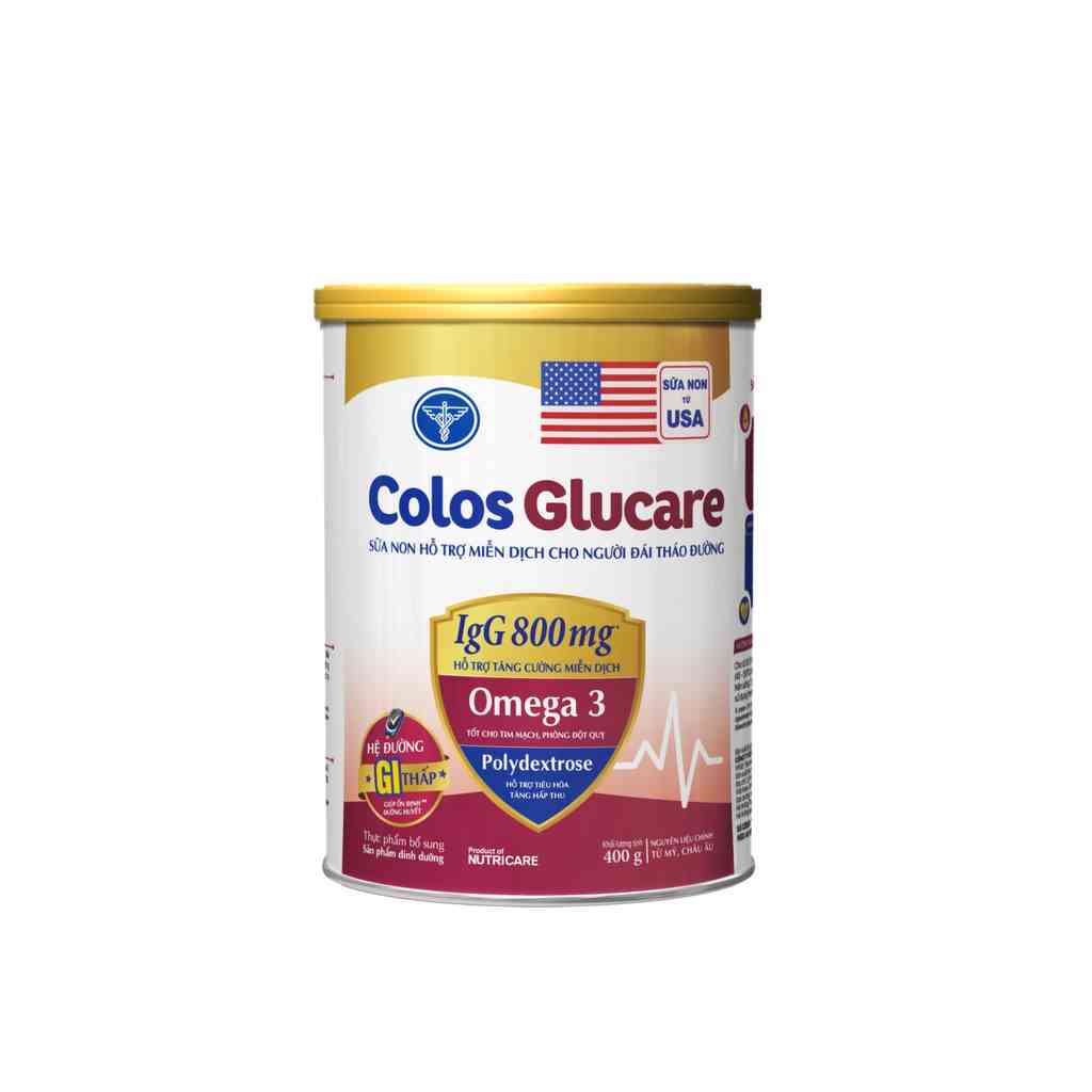 [Mã BMLTA35 giảm đến 35K đơn 99K] Sữa bột Nutricare COLOS GLUCARE 400g