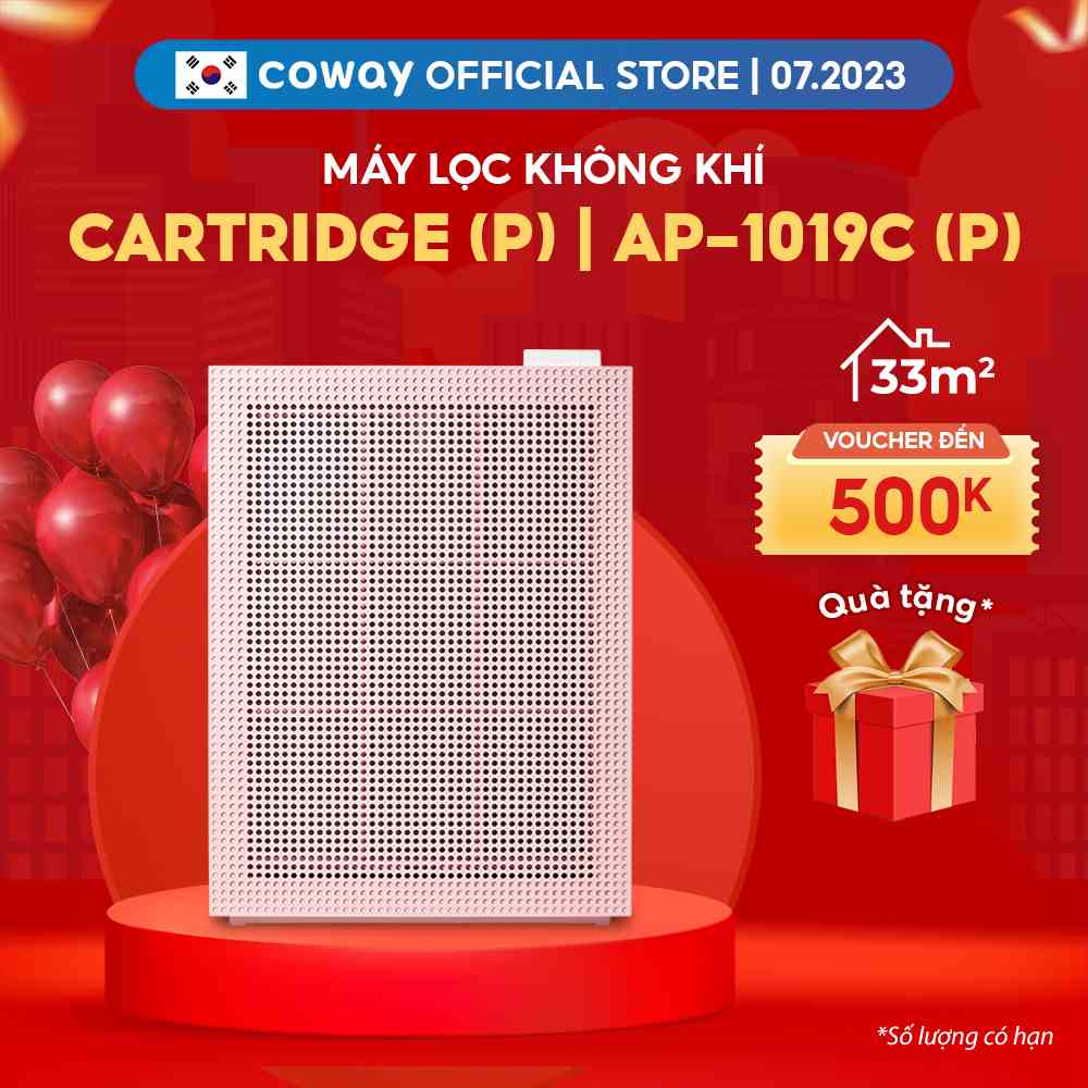 [Mã ELBAU5 giảm 5% đơn 300K] Máy lọc không khí Coway Cartridge (P) AP-1019C (P)