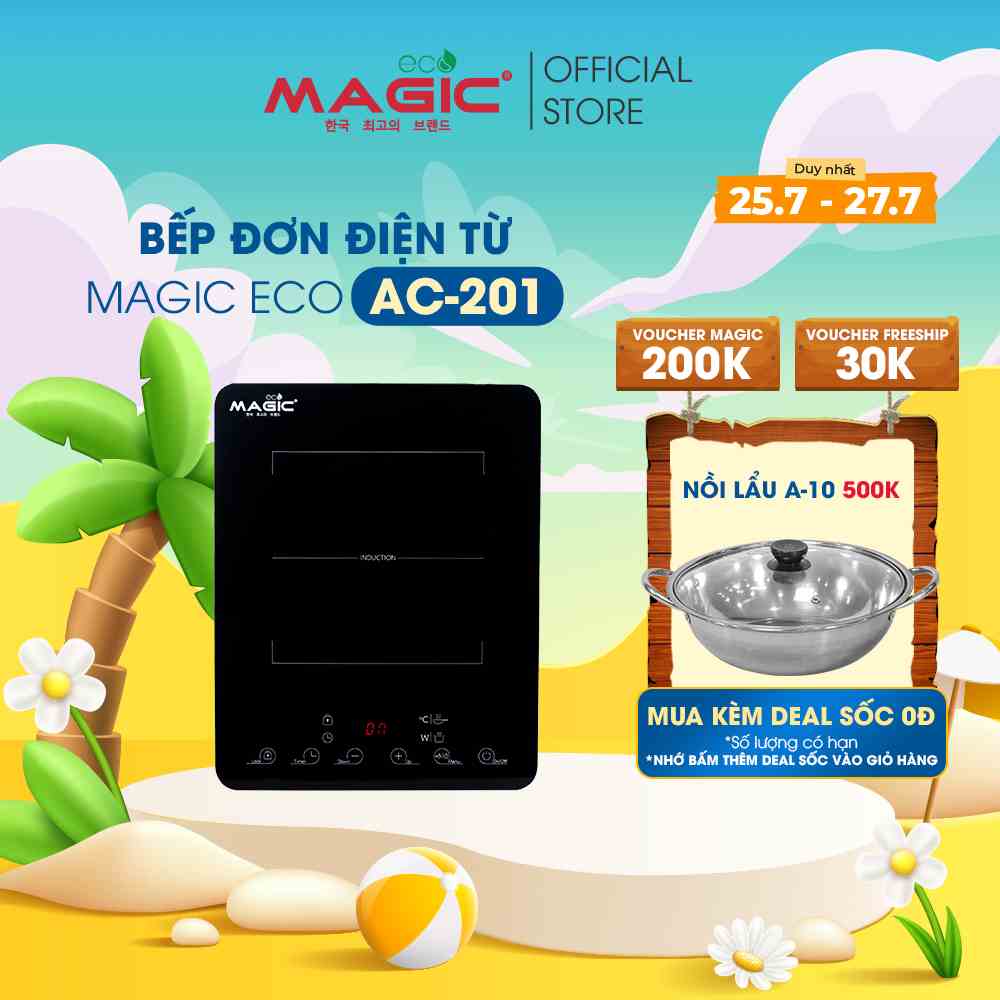 Bếp Điện Từ Magic Eco AC-201, bảo hành chính hãng