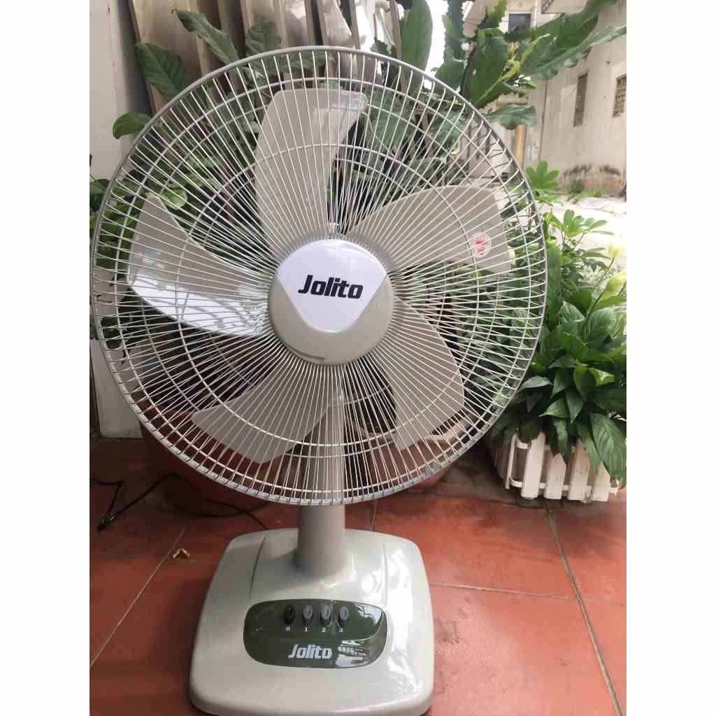 Quạt bàn, quạt cây, quạt điện cơ 220V JOLITO QB228-02 công suất 45W 16 inch, màu xám, 3 chế độ gió