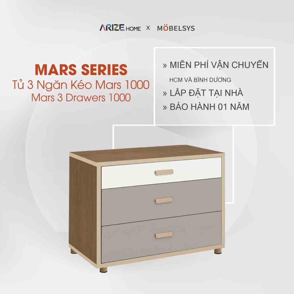 [Mã BMLTB200 giảm đến 100K đơn 499K] Tủ Gỗ Có Ngăn Kéo ARIZE Mobelsys Mars Drawers