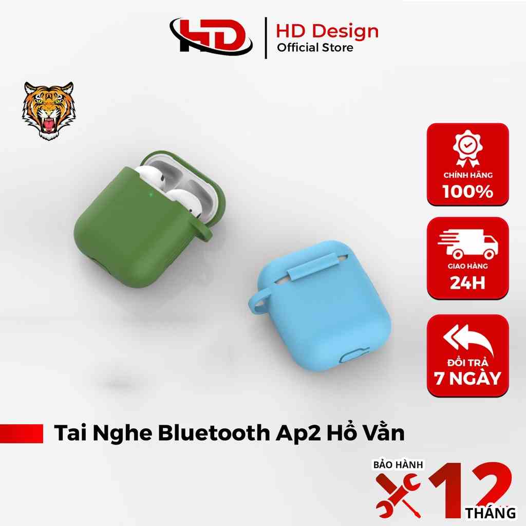 Tai Nghe Bluetooth Ap2 Hổ Vằn 1562M - Âm Hay - Chính Hãng HD Design