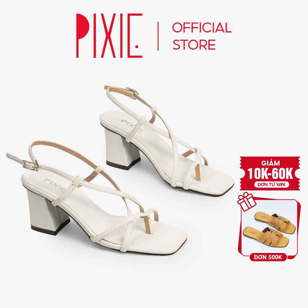 Giày Sandal Cao Gót 6cm Xỏ Ngón E147 Pixie