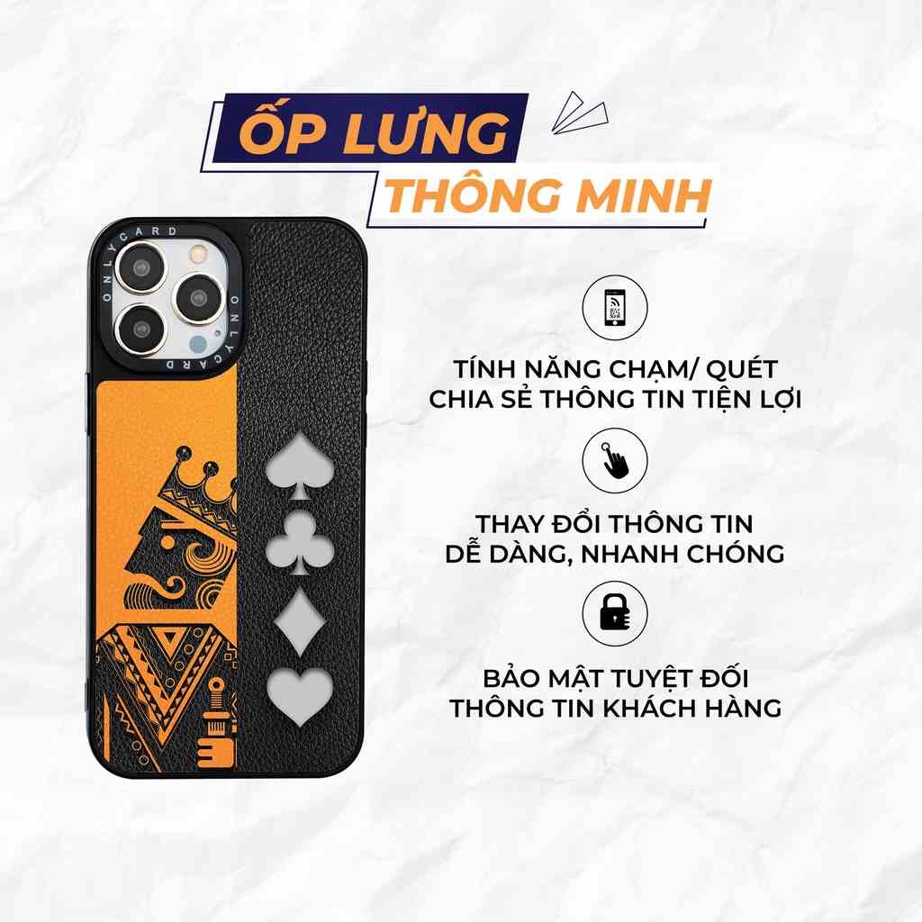 Ốp lưng Onlycard_Poker King_22/Các dòng IPhone 7/7plus/8/8plus/x/xr/xs/11/12/13/14pro/promax