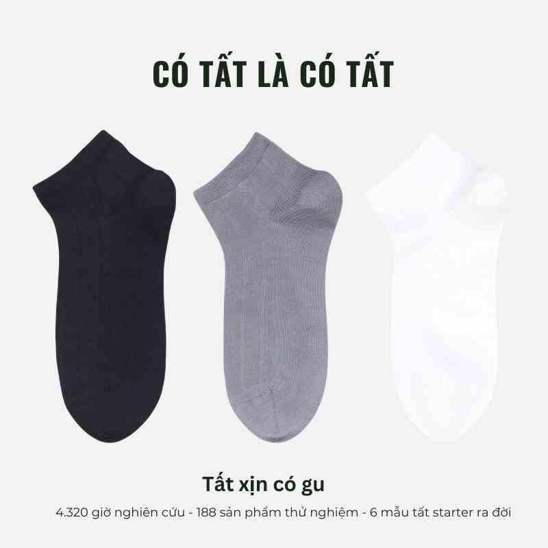 [Mã BMLTA35 giảm đến 35K đơn 99K] Vớ nam mùa hè cổ ngắn Có Tất chất cotton dệt lưới mỏng thoáng khí siêu thấm hút_PK