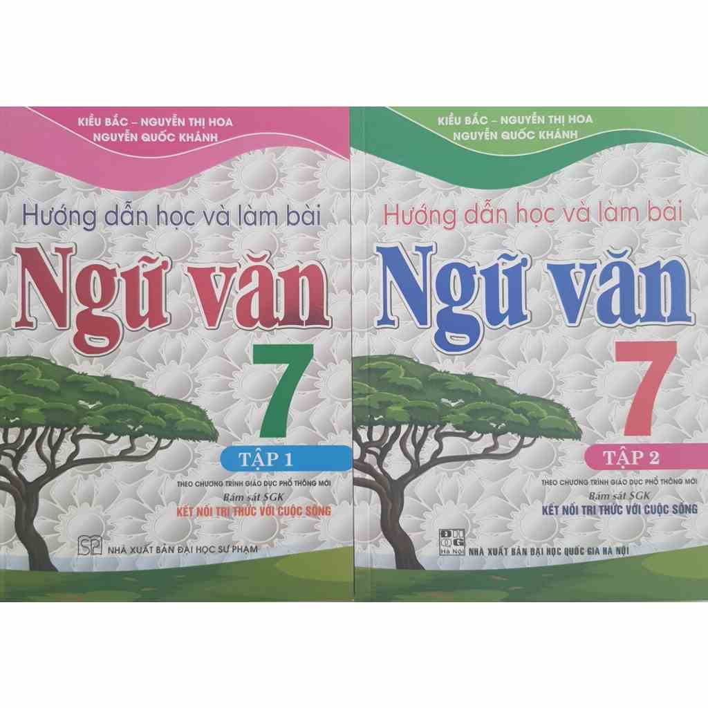 Sách - Combo Hướng dẫn học và làm bài Ngữ Văn 7 (Bám sát SGK Kết Nối)