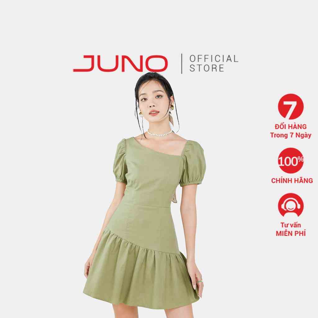 Đầm Mini JUNO Tay Vai Lệch JNDLU021