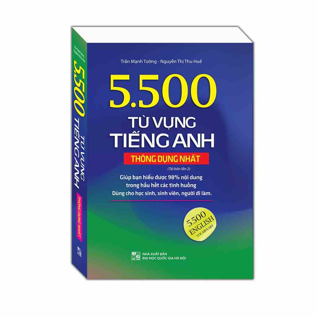 Sách - 5500 từ vựng tiếng Anh thông dụng nhất (bản màu)