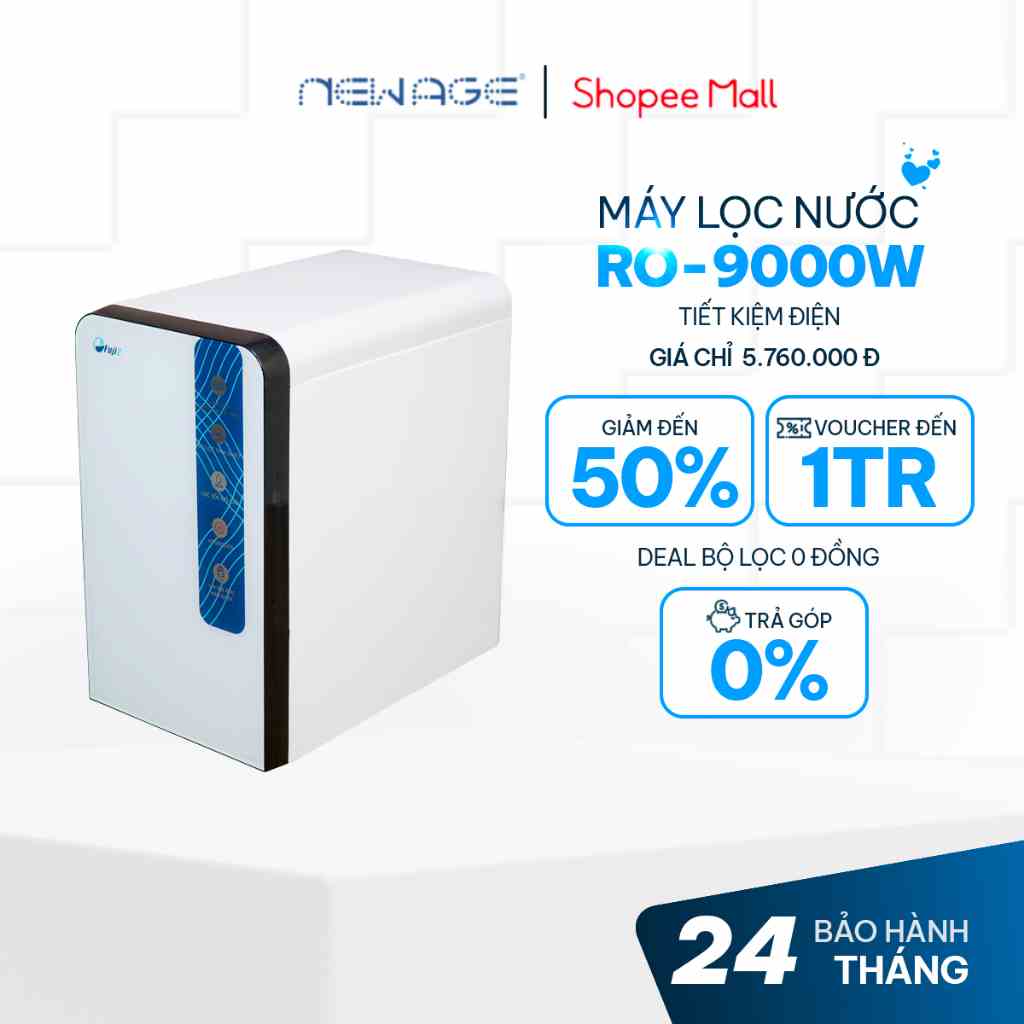 Máy Lọc Nước RO Thông Minh FujiE RO-9000W, 5 cấp lọc, tiết kiệm nước, tạo khoáng chất cần thiết cho cơ thể