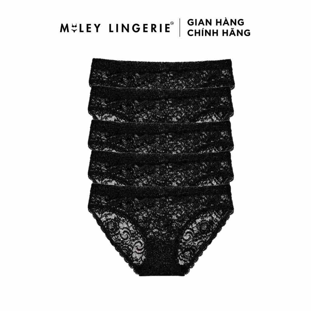 [Mã BMLTA35 giảm đến 35K đơn 99K] Combo 5 Quần Lót Nữ Ren Miley Lingerie FLS0103