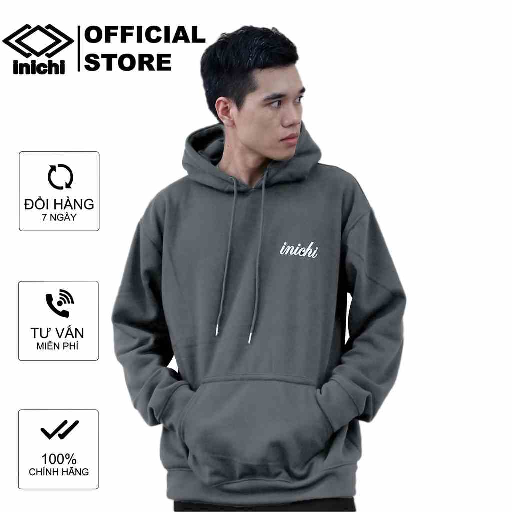 [Mã BMLT30 giảm đến 30K đơn 299K] Hoodie trơn thời trang INICHI A1104 form rộng