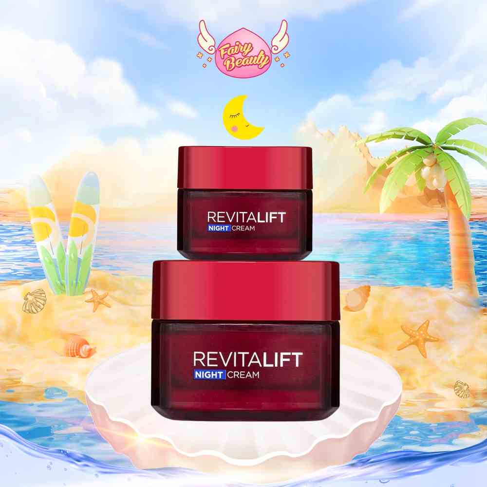 [LOREAL PARIS] Kem Dưỡng Ban Đêm Chứa Retinol Chống Lão Hoá Và Săn Chắc Cho Làn Da Revitalift Night Cream 50/20ml