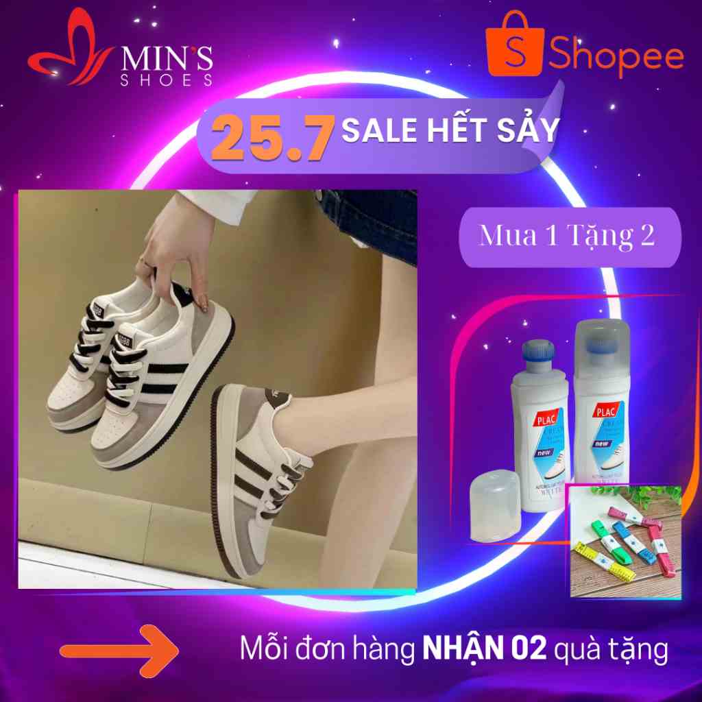 (MUA 1 TẶNG 2 - DUY NHẤT 25-27/07) Mins Shoes - Giày Thể Thao Cao Cấp Phối Màu Trẻ Trung TT180