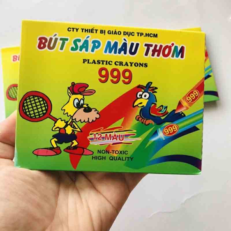 [Mã BMLTB35 giảm đến 35K đơn 99K] Bút sáp màu thơm 999 cho bé (12 màu)