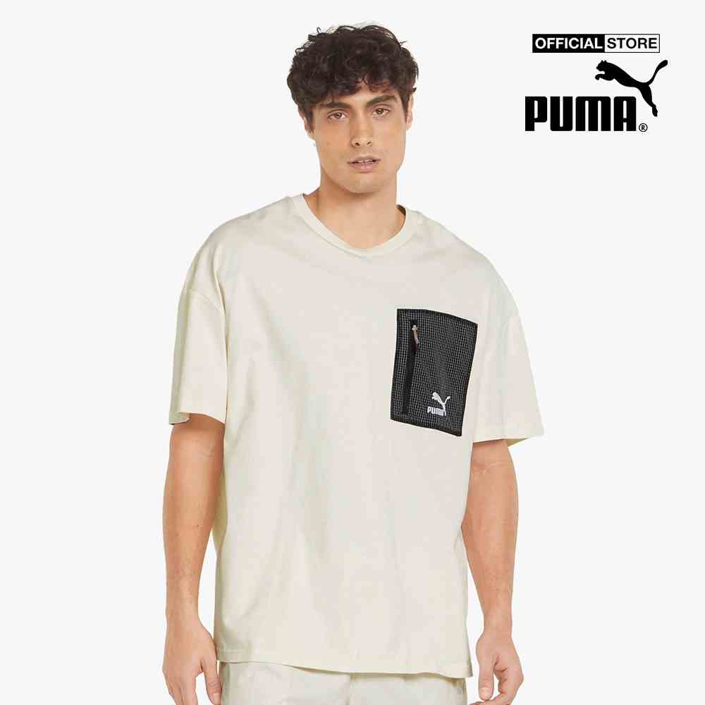 PUMA - Áo thun nam tay ngắn phom suông HC Pocket 534610-65