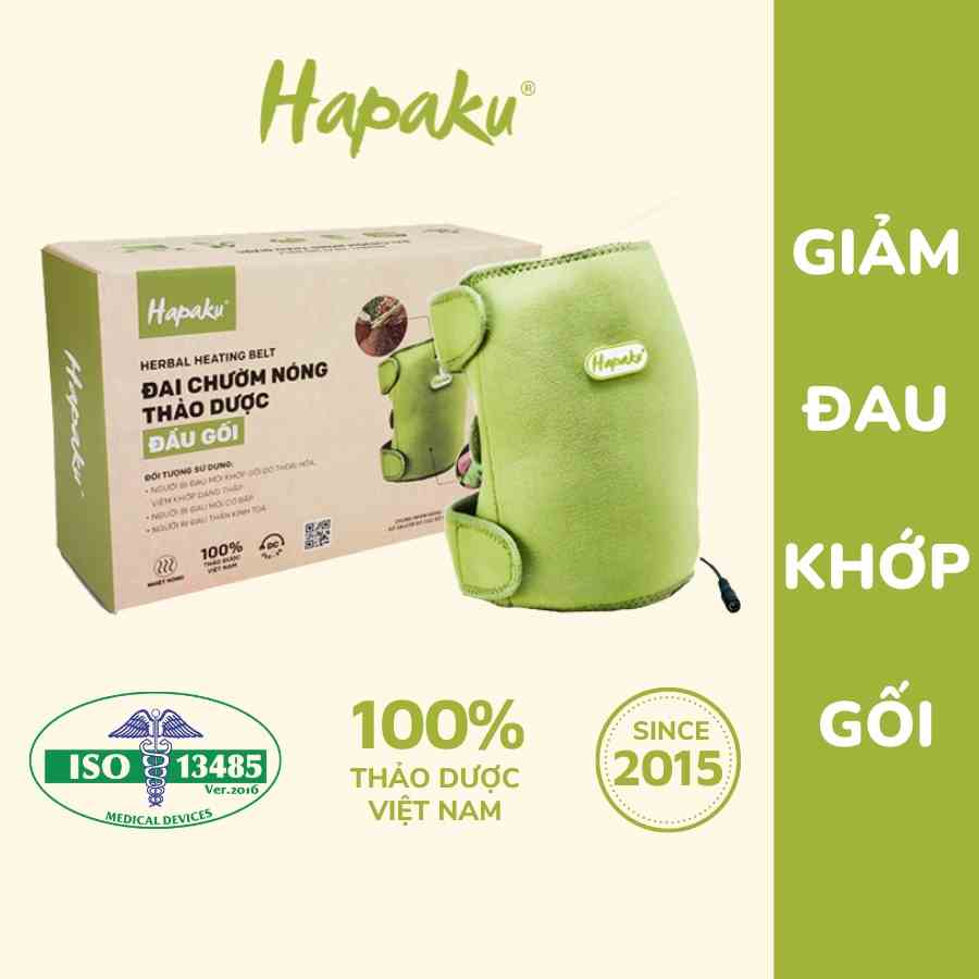 Bộ 2 Đai Chườm Khớp Gối Làm Nóng Bằng Điện Hapaku