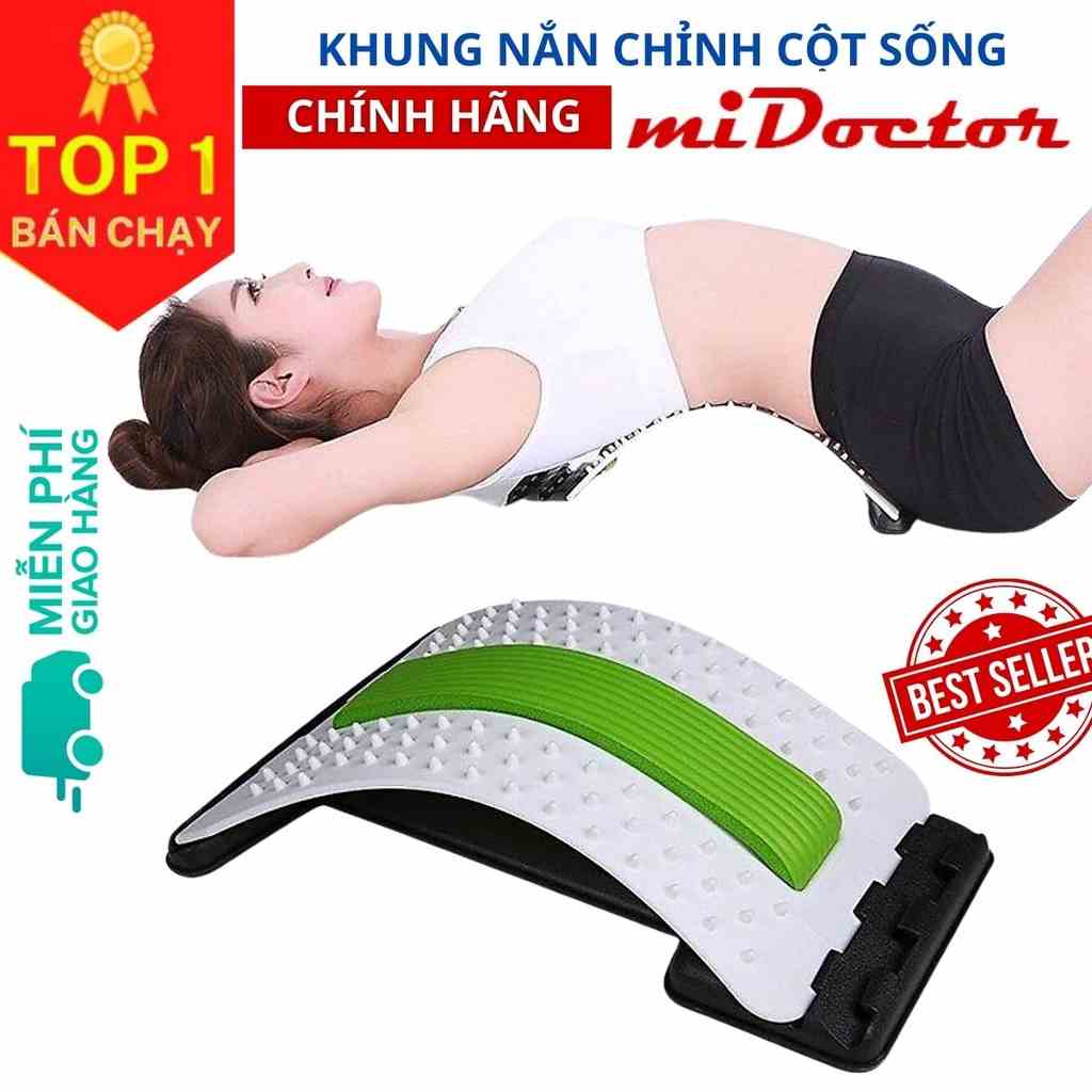 Khung nắn chỉnh cột sống, chống thoát vị đĩa đệm, thoái hóa, đau lưng, vai gáy (Giao màu ngẫu nhiên) - Gai Nhỏ miDoctor