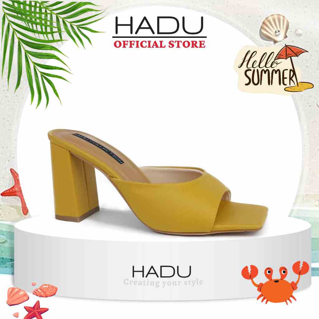 Guốc gót trụ 7p hở mũi Seikan HADU MD149 - BH 24 tháng