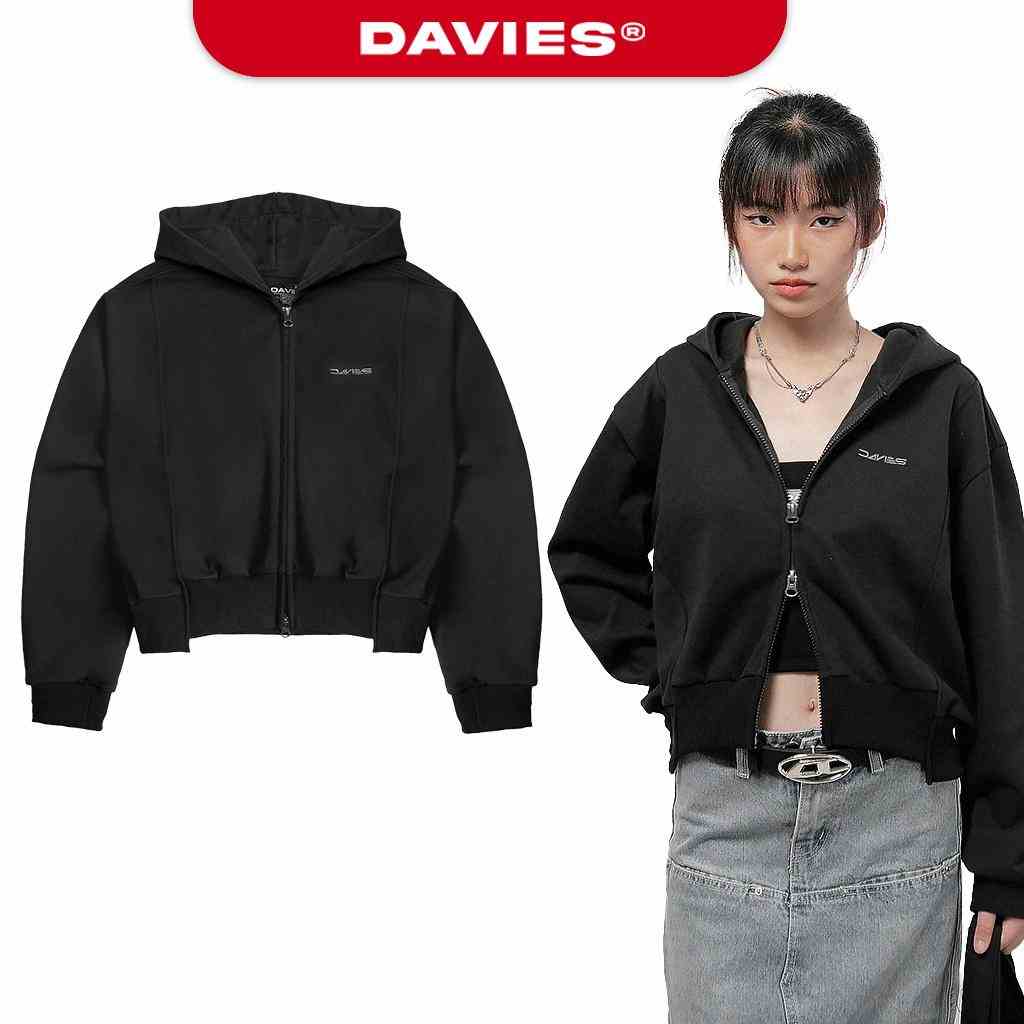 Áo khoác nữ có mũ dáng ngắn Baby Jacket local brand Davies Acubi | D33-AK1