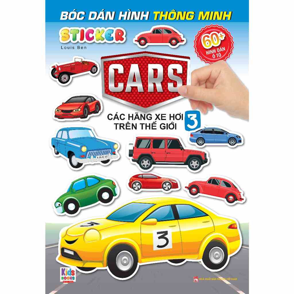 [Mã BMLTB35 giảm đến 35K đơn 99K] Sách - Bóc Dán Hình Sticker Thông Minh - Cars: Các Hãng Xe Hơi Trên Thế Giới Tập 3