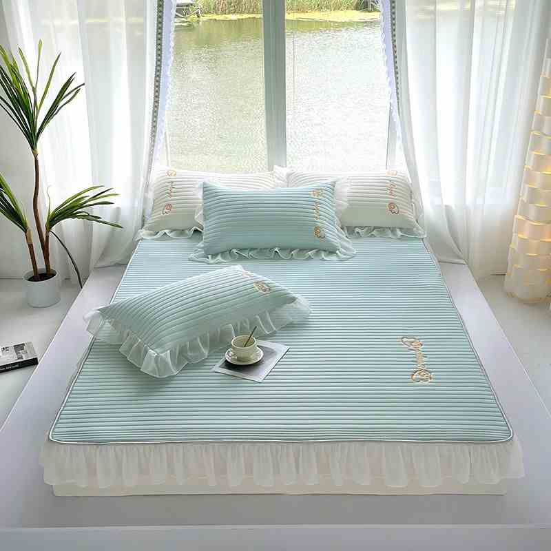 Bộ Chiếu Điều Hoà Latex Kèm Theo Chăn Thun Lạnh Siêu Cấp , Mềm Mịn Mát CA Bedding Decor