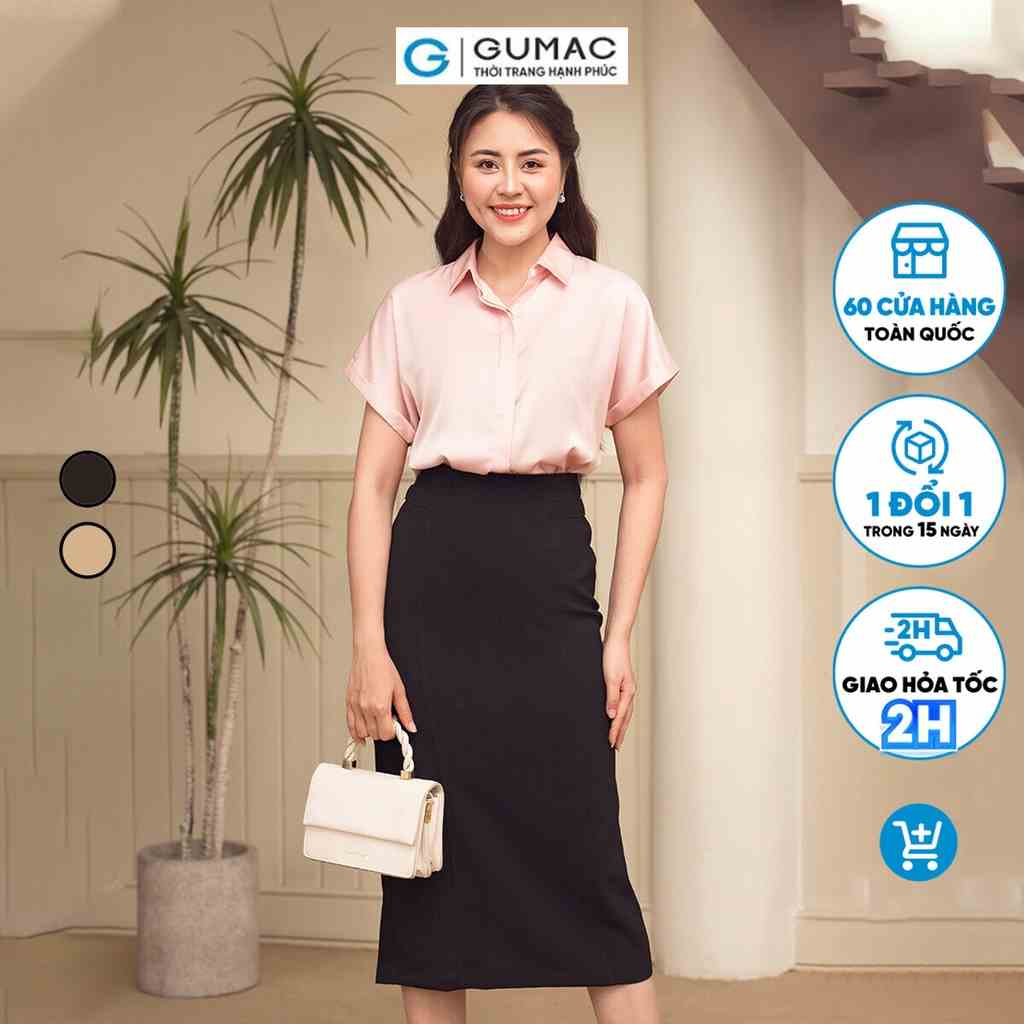 Chân váy phối phụ kiện thời trang GUMAC VD06040