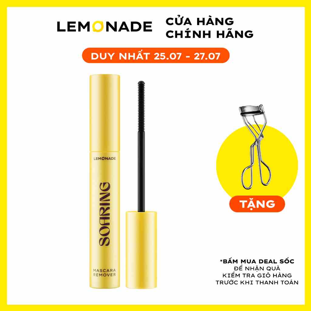 Tẩy trang mi sạch dịu không cay mắt Lemonade Soaring Mascara Remover 6ml