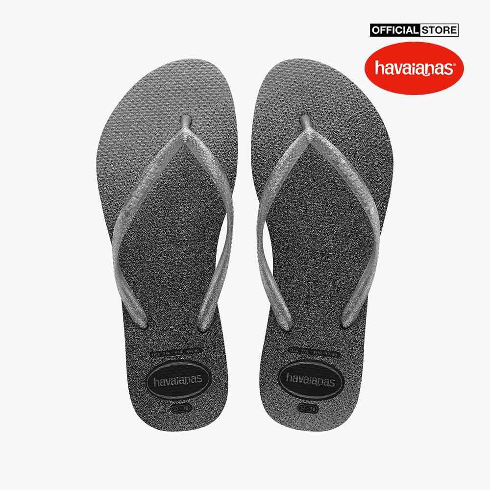 HAVAIANAS - Dép nữ Chinelo Feminino Slim Gloss 4145617-0090