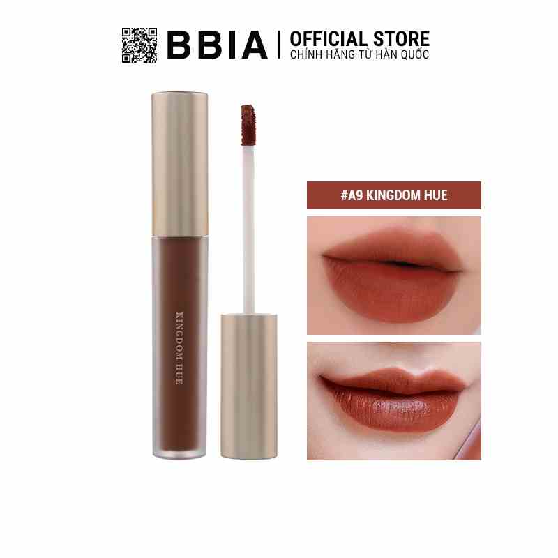 Son Kem Lì Bbia Last Velvet Lip Tint Asia Edition Version 2 - A9 Kingdom Hue- Bbia Official Store