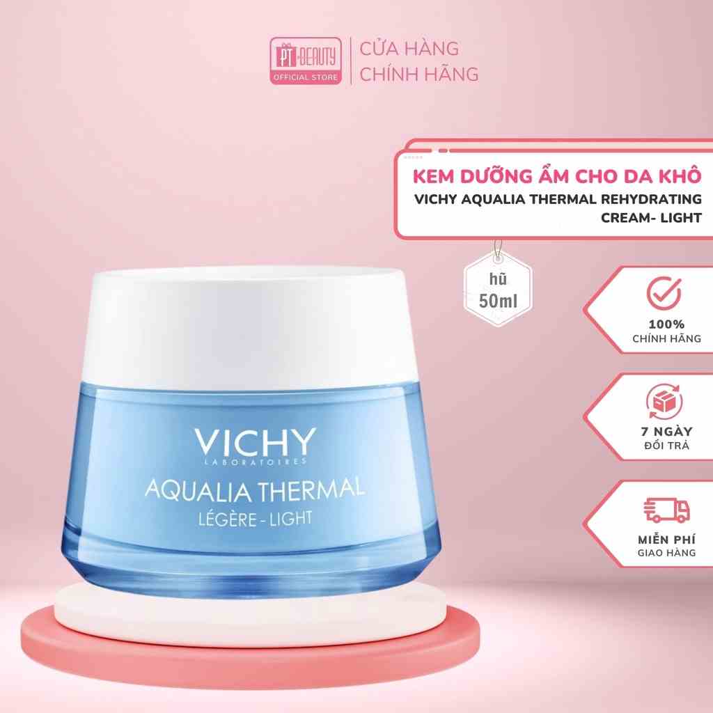 Kem dưỡng cấp nước VICHY AQUALIA THERMAL REHYDRATING CREAM- LIGHT 50ml