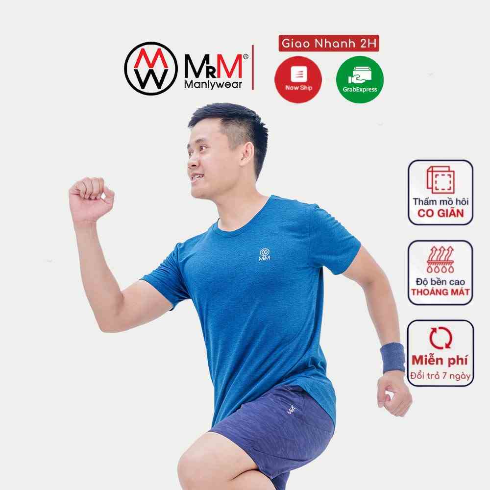 Áo thun thể thao nam MRM Active Pro thấm hút mồ hôi tốt co dãn thoải mái vận động