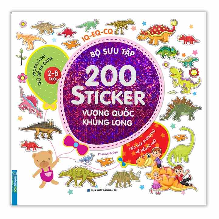 [Mã BMLTB35 giảm đến 35K đơn 99K] Sách - Bộ sưu tập 200 sticker - Vương quốc khủng long (tái bản)