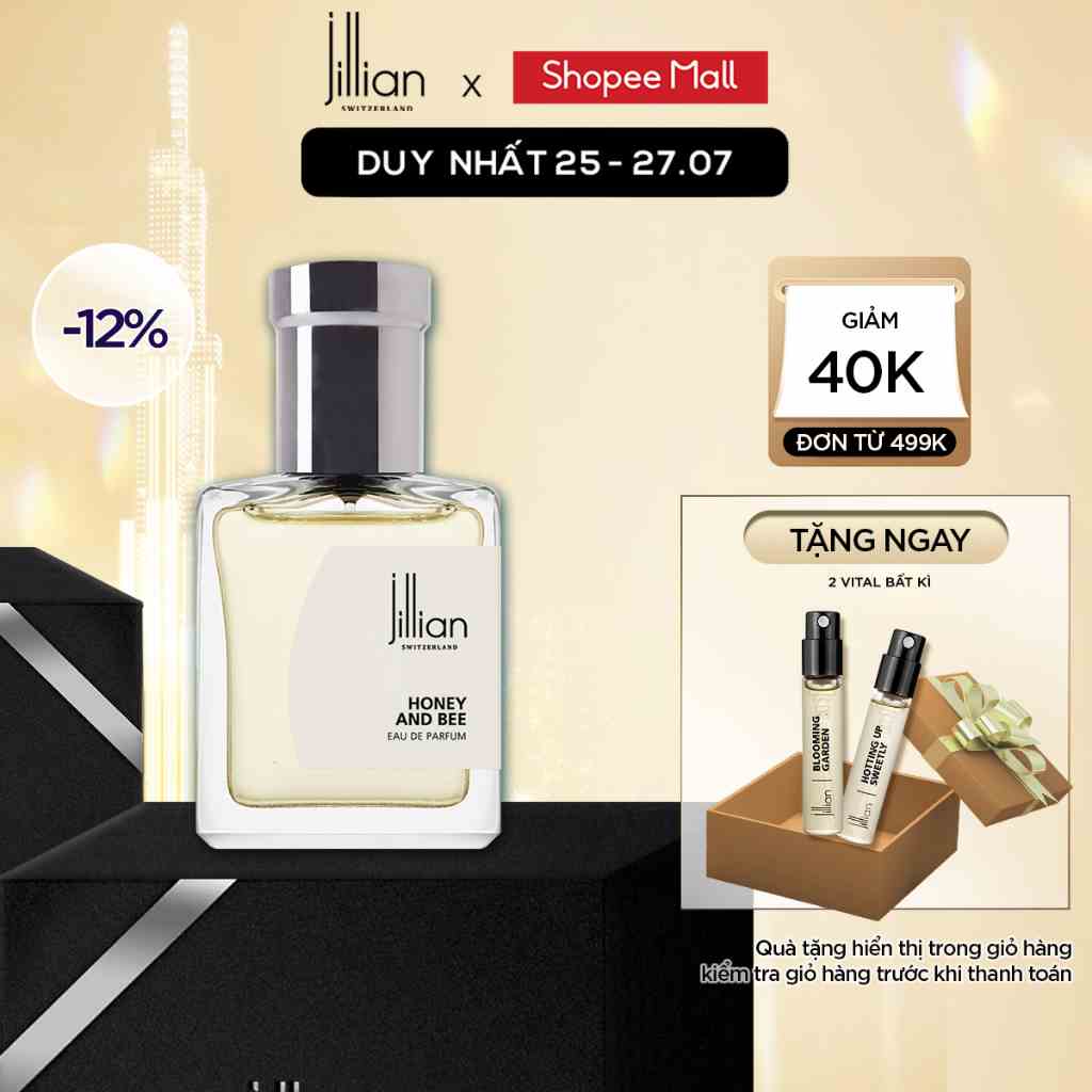 Nước hoa Jillian Nữ Honey and Bee 15ml - nữ tính, ngọt ngào, lôi cuốn