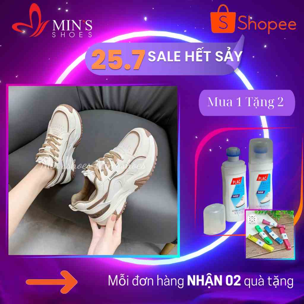 (MUA 1 TẶNG 2 - DUY NHẤT 25-27/07)  Mins Shoes - Giày Thể Thao Cao Cấp Phối Màu Trẻ Trung TT183