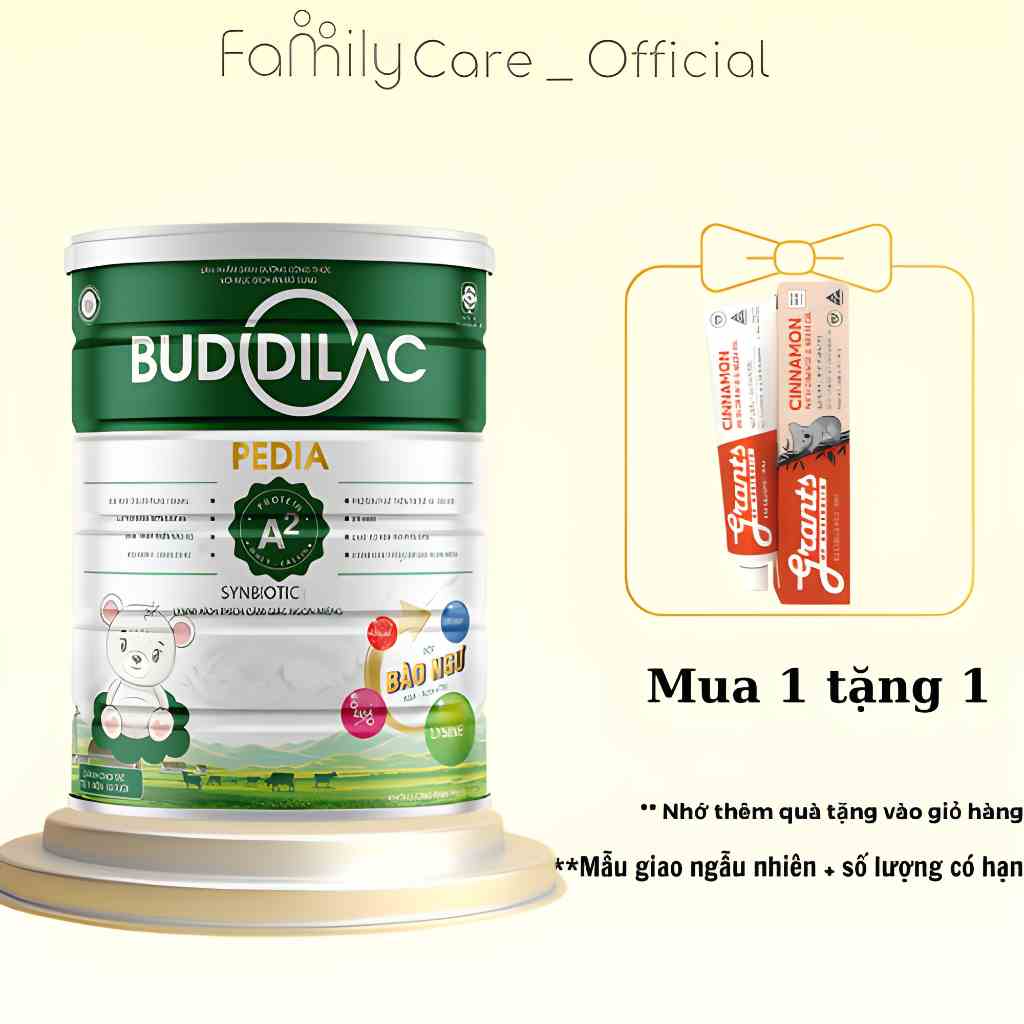 Sữa Bột Cho Bé Buddilac Pedia Hộp 400g/ 900g Tăng Cường Miễn Dịch Phát Triển Toàn Diện