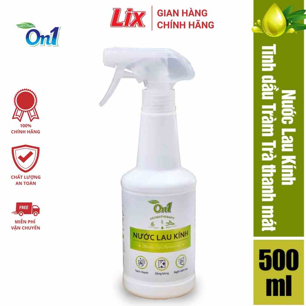 Nước lau kính On1 500 ml N6601, Vệ sinh sạch bụi bẩn, cặn bám lâu ngày vách kính, gương nhà tắm, cửa sổ đa năng