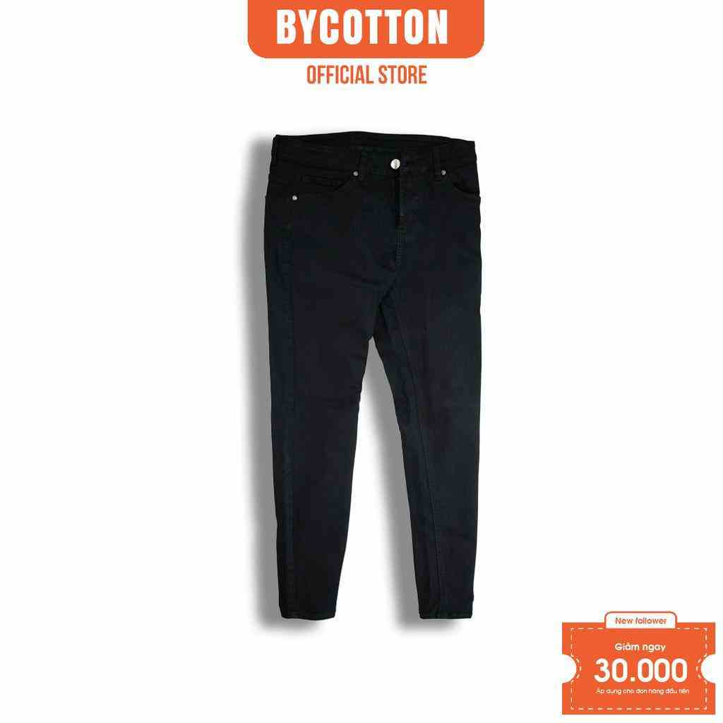 [Mã BYCO300T8 giảm 30% đơn 0K] Quần Jeans Nam Màu Đen BY COTTON Jeans Black