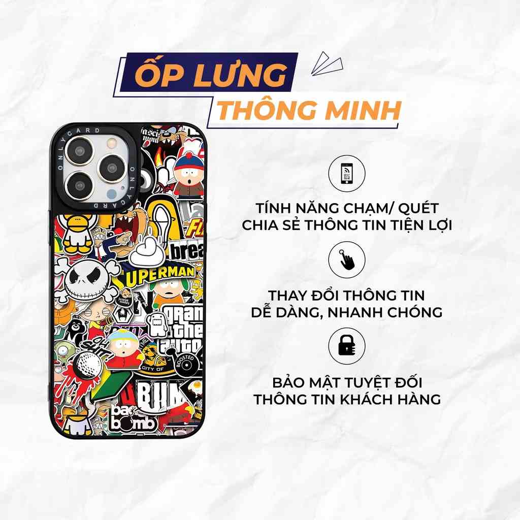 Ốp lưng thông minh ONLYCASE_GAMING SITKER_15 Onlycard /Dành cho các dòng IPhone 7/7plus/8/8plus/x/xr/xs/11/12/13/pro/max